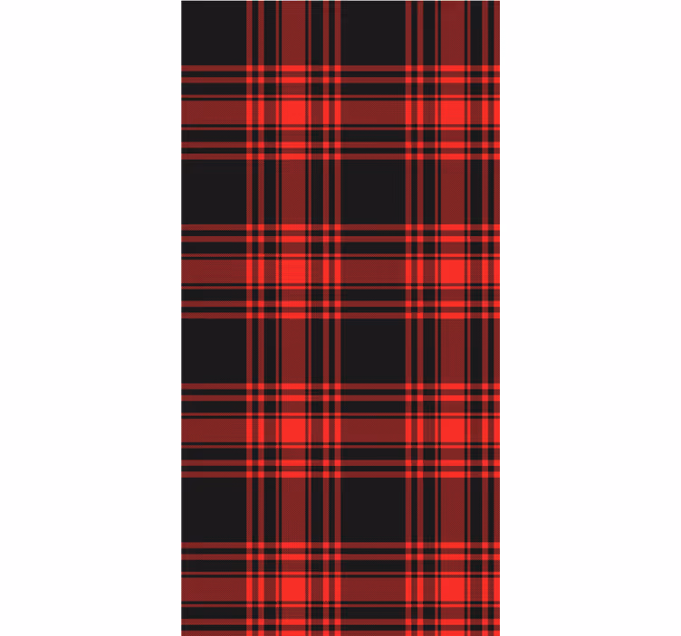 Tartan patroon patronen rolgordijn - TenStickers