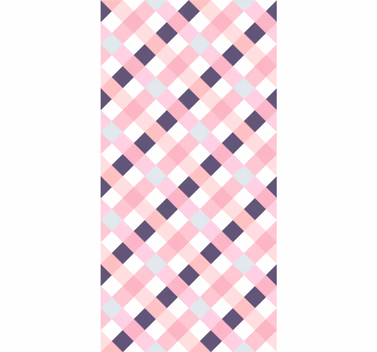 Diamantpatroon harmonie modern rolgordijn - TenStickers