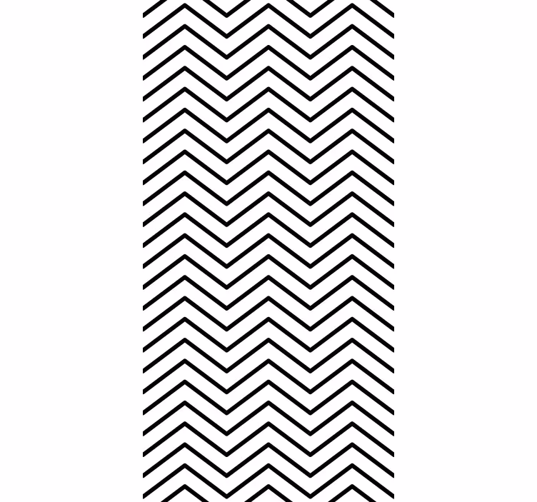 Chevron-patroonontwerp modern rolgordijn - TenStickers