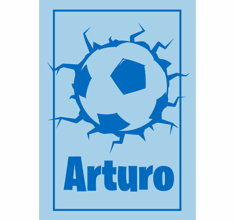Aangepast voetbalontwerp rolgordijn sport - TenStickers