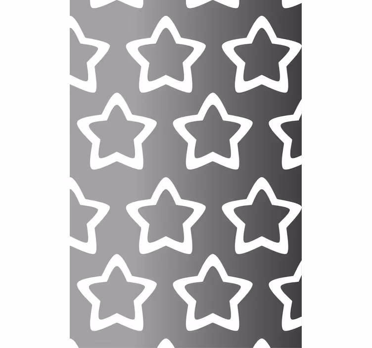 Grijs sterpatroon modern rolgordijn - TenStickers