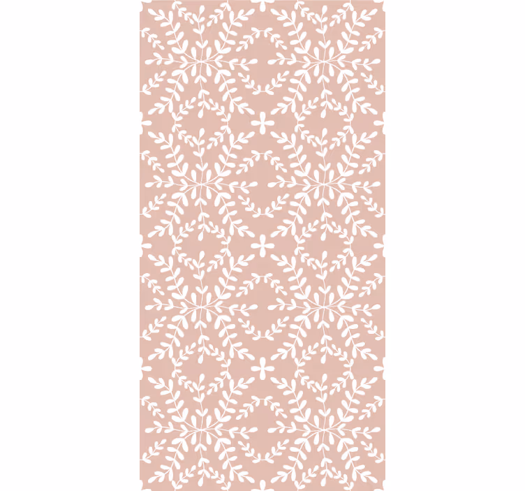 Botanisch bladthema rolgordijn bloemen en planten - TenStickers