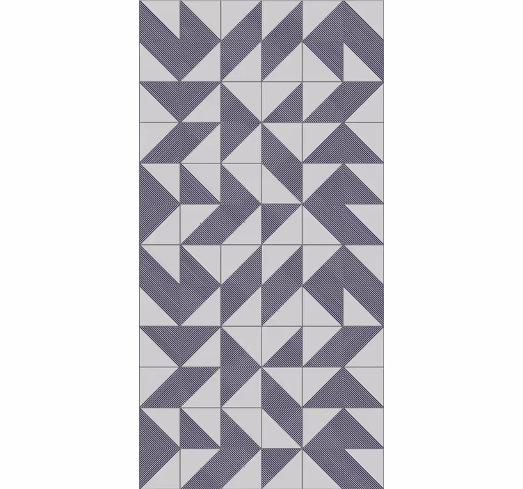 Geometrisch patroon harmonie modern rolgordijn - TenStickers