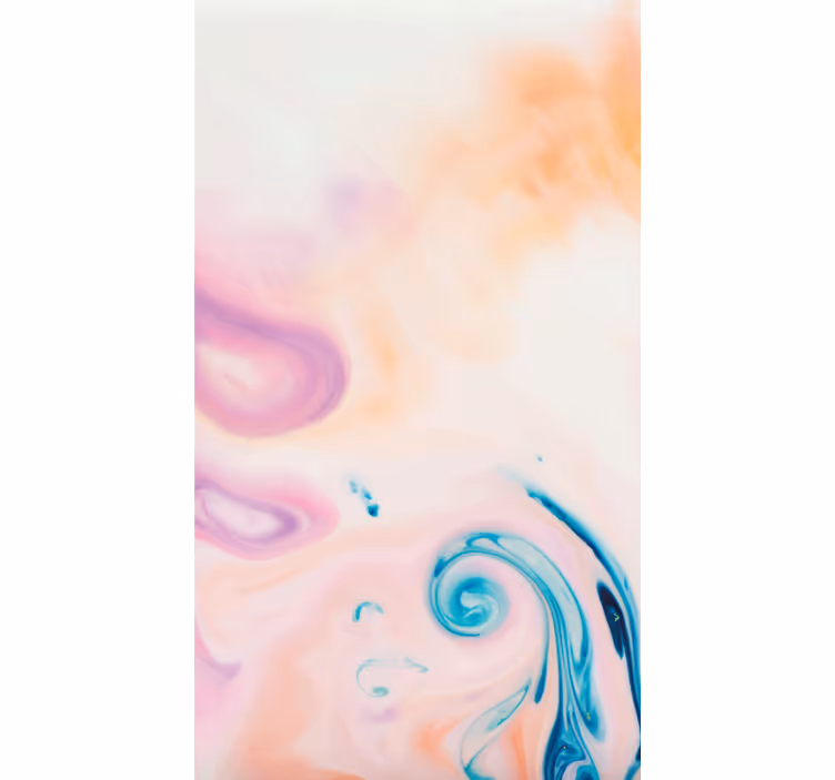 Wervelende pastelgradiënt rolgordijn kunst - TenStickers