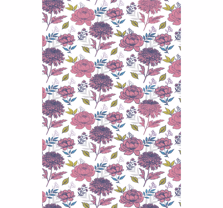 Bloesem bloemen thema rolgordijn bloemen en planten - TenStickers