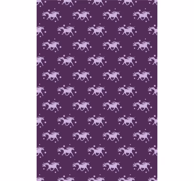 Magisch eenhoornpatroon rolgordijn dieren - TenStickers