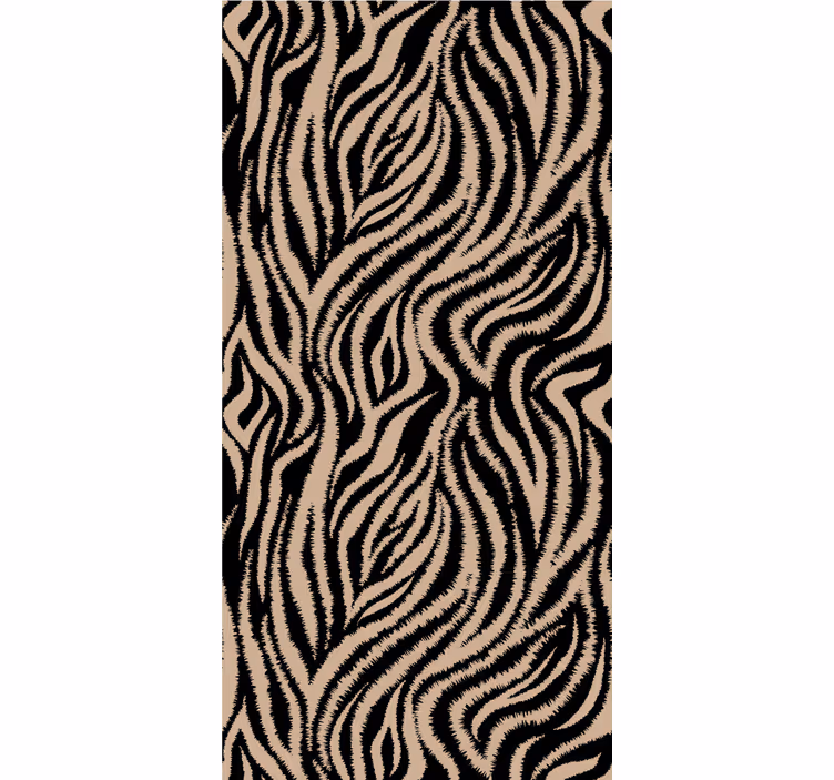 Patronen rolgordijn zebra strepen patroon - TenStickers