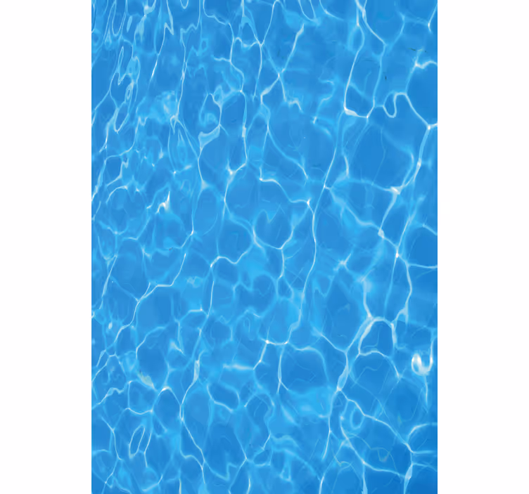 Reflecties op het wateroppervlak badkamer rolgordijn - TenStickers