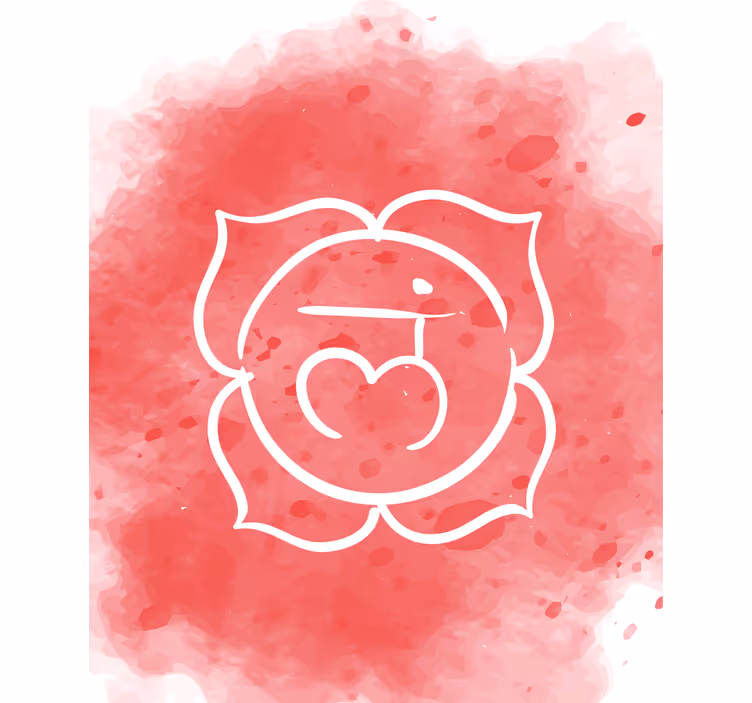 Kersen liefdesembleem rolgordijn romantisch - TenStickers