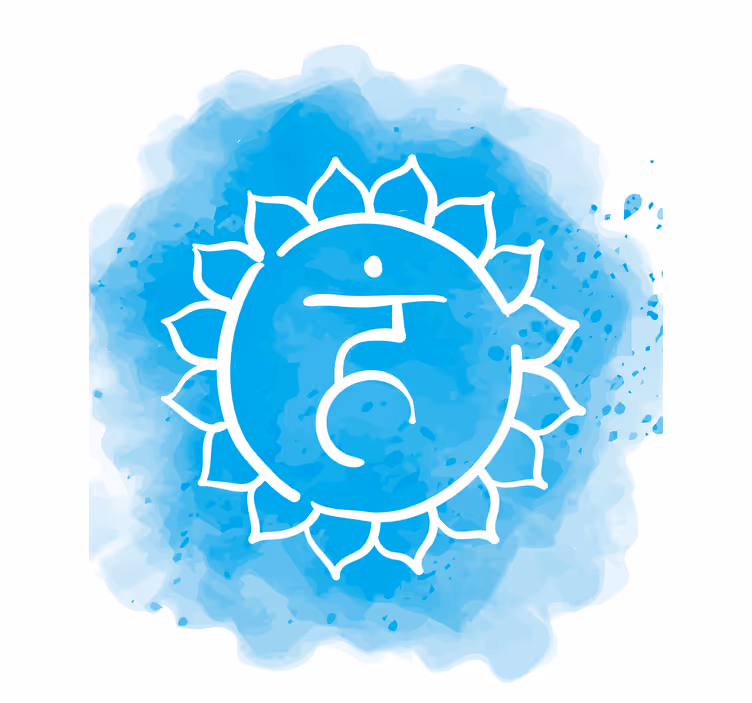 Chakra symbool ontwerp zen rolgordijn - TenStickers
