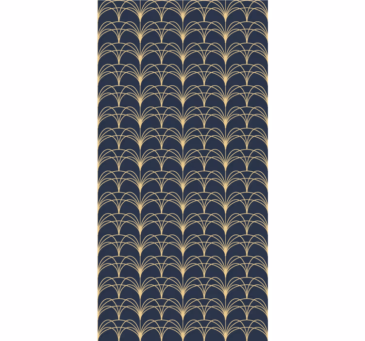 Gouden bogen elegant rolgordijn - TenStickers