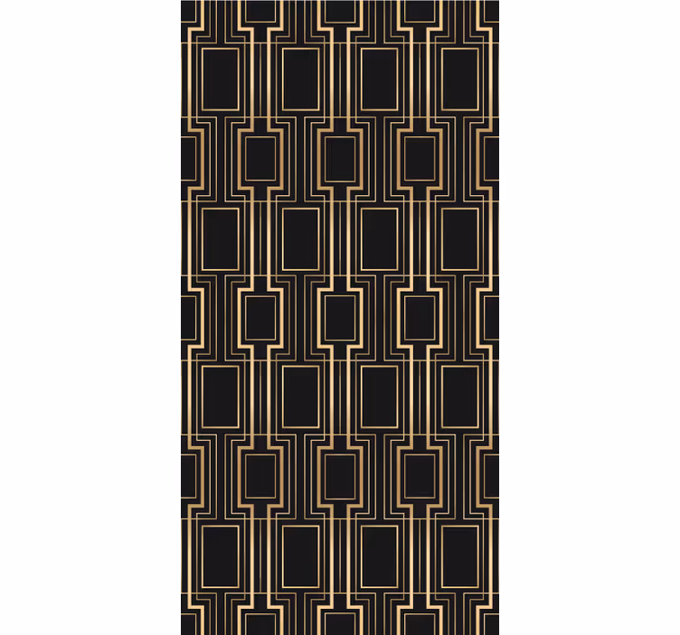 Geometrisch lijnmotief elegant rolgordijn - TenStickers