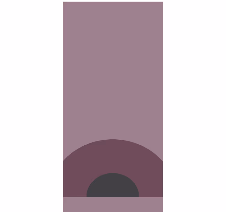 Mauve cirkel schaduw modern rolgordijn - TenStickers
