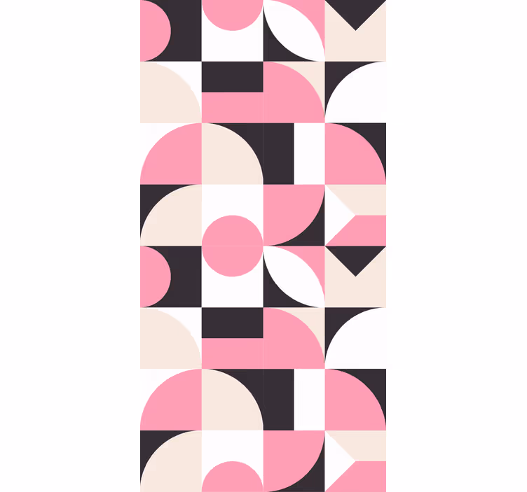 Geometrische vormconfiguratie modern rolgordijn - TenStickers