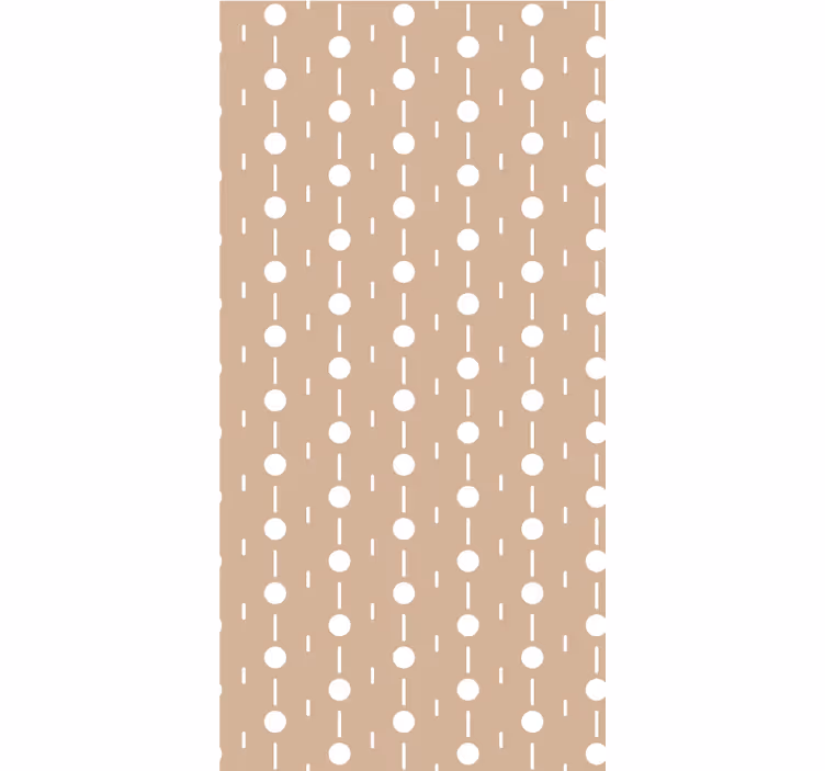 Geometrisch stippenpatroon patronen rolgordijn - TenStickers