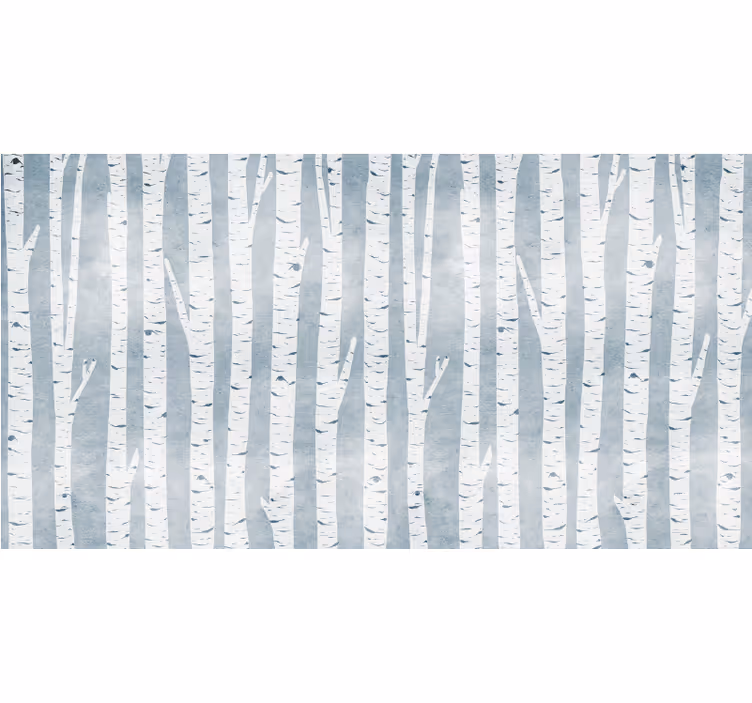 Berkengrijs patroon rolgordijn bomen - TenStickers