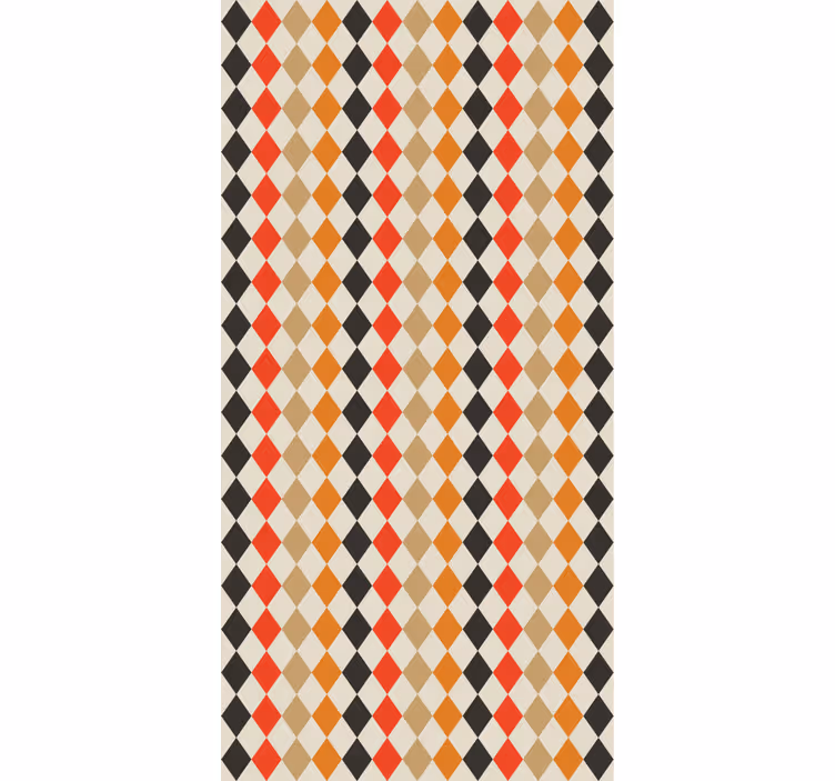 Diamantvorm thema modern rolgordijn - TenStickers
