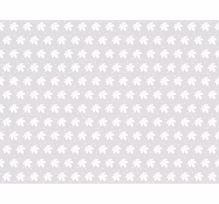 Rolgordijn bloemen en planten delicaat bloemenpatroon - TenStickers