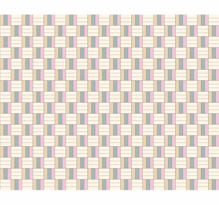 Geometrische themacompositie patronen rolgordijn - TenStickers
