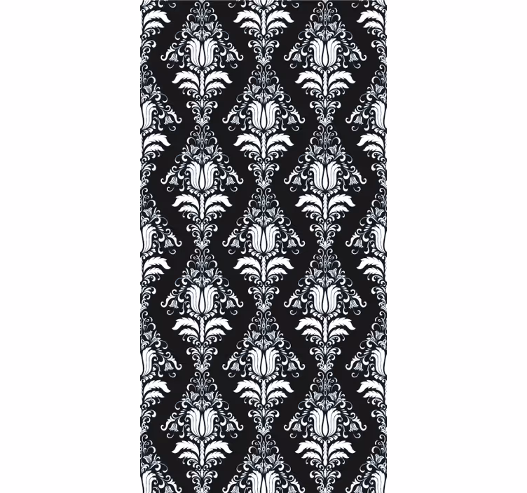 Tijdloos botanisch motief elegant rolgordijn - TenStickers