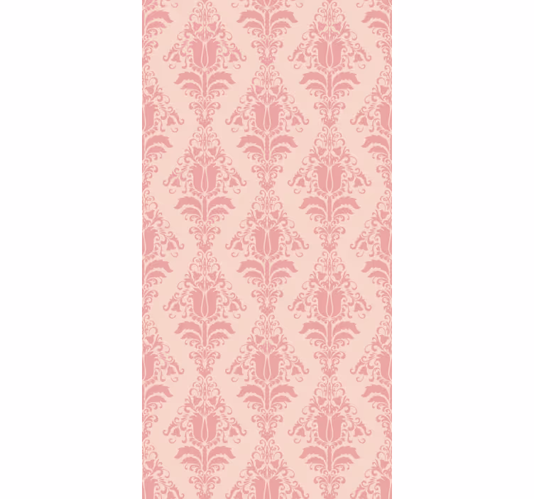 Elegant rolgordijn roze elegant motief - TenStickers
