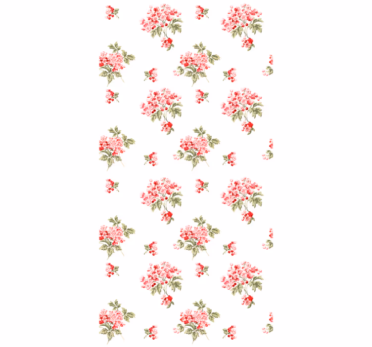 Vintage elegante opstelling rolgordijn woonkamer - TenStickers
