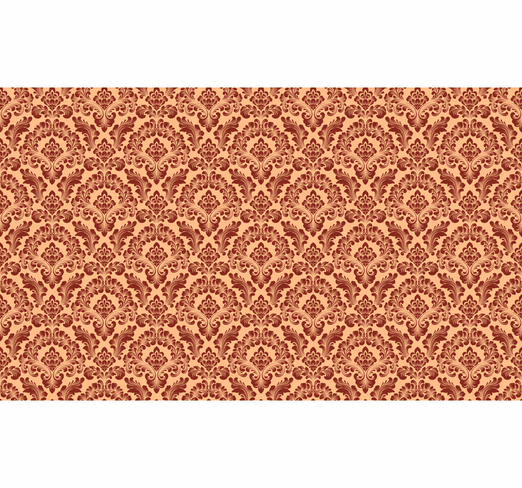 Ingewikkeld bloementhema elegant rolgordijn - TenStickers