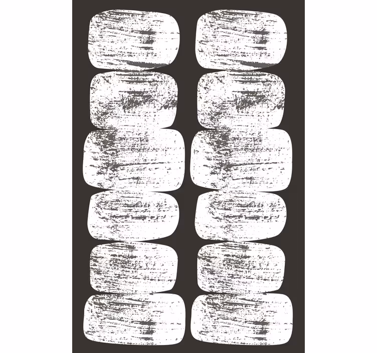 Abstracte penseelstreken patronen rolgordijn - TenStickers