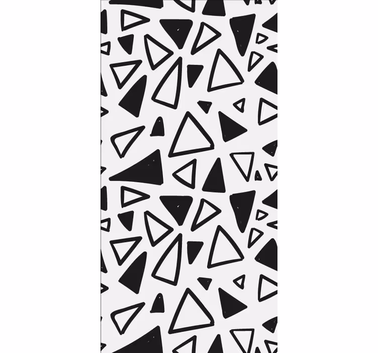 Abstracte driehoekpatronen modern rolgordijn - TenStickers