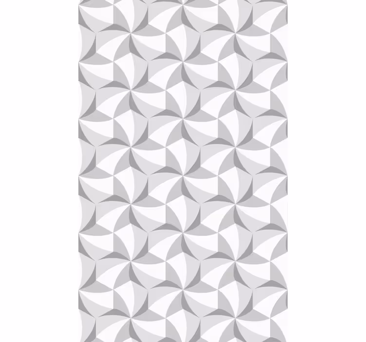 Geometrisch grijs thema modern rolgordijn - TenStickers