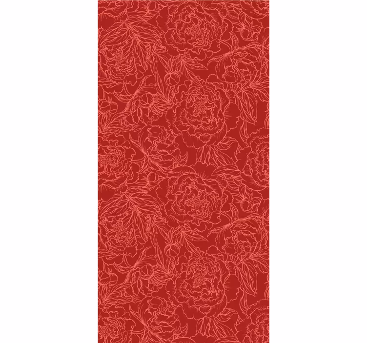 Elegante bloemencomposities rolgordijn bloemen - TenStickers
