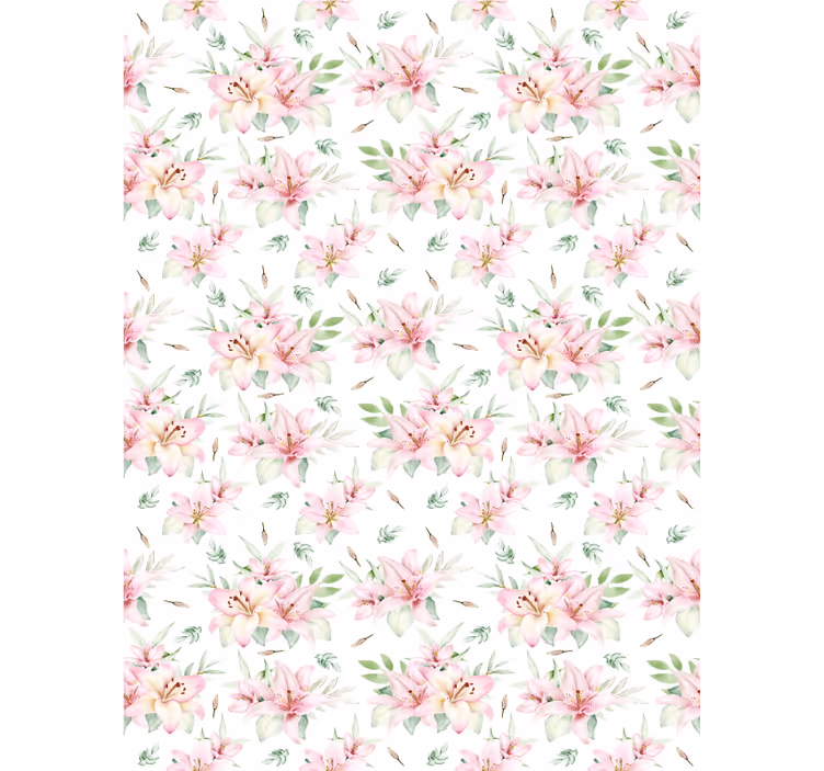 Weelderige bloemenpatronen rolgordijn bloemen en planten - TenStickers
