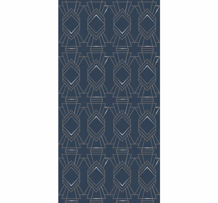 Geometrische vormen patroon modern rolgordijn - TenStickers