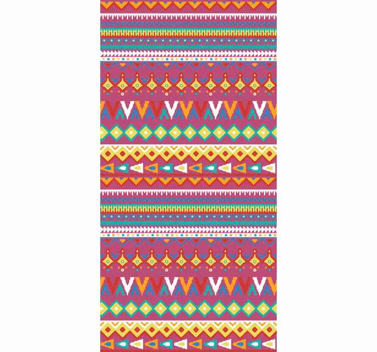 Tribale patroonontwerp origineel rolgordijn - TenStickers