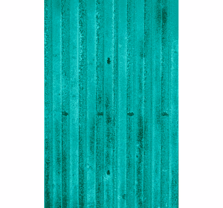 Rolgordijn woonkamer oude mint metallic patroon - TenStickers