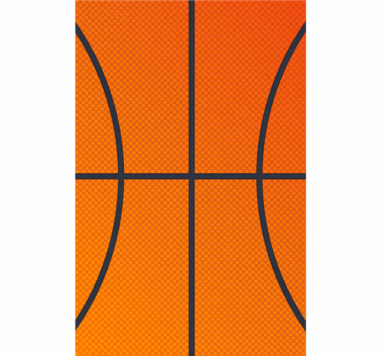 Rolgordijn basketbal patroon bal - TenStickers