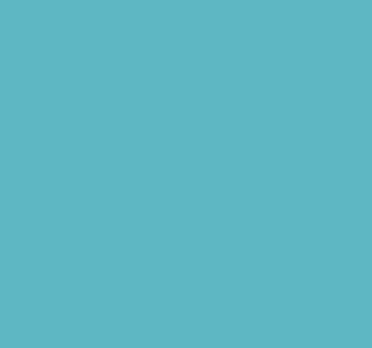 Egale kleur rolgordijn woonkamer turquoise - TenStickers