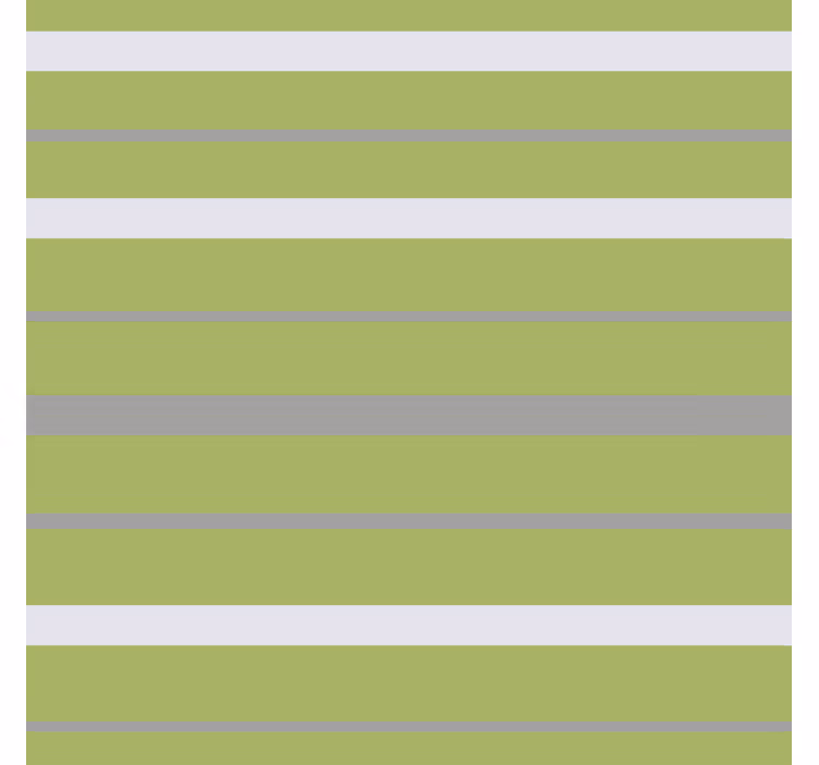 Grijs en groen gestreept patroon elegant rolgordijn - TenStickers