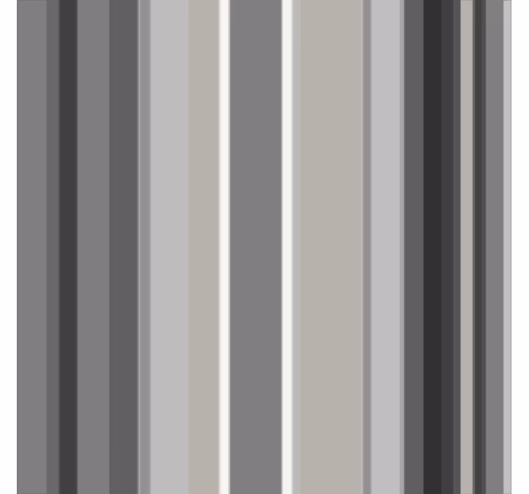 Gestreept grijs patroon elegant rolgordijn - TenStickers