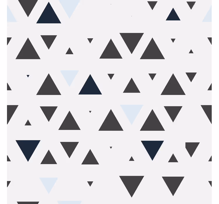 Minimalistisch driehoekspatroon Scandinavisch rolgordijn - TenStickers
