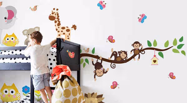 Muurstickers Kinderkamer - Tenstickers Muurstickers Kinderkamer - Tenstickers