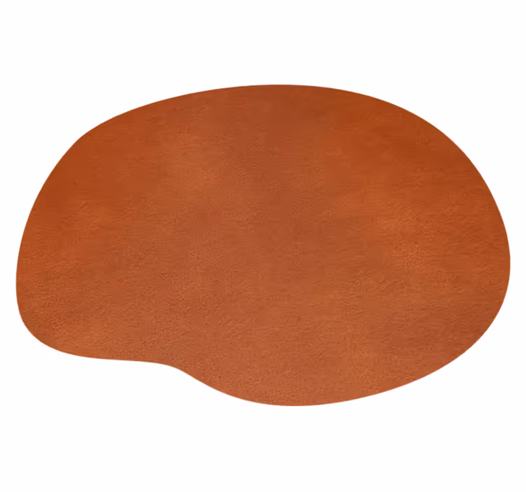 Bruine lederen textuur andere placemats - TenStickers