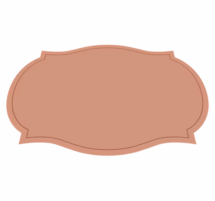 Etiketvorm andere placemats - TenStickers