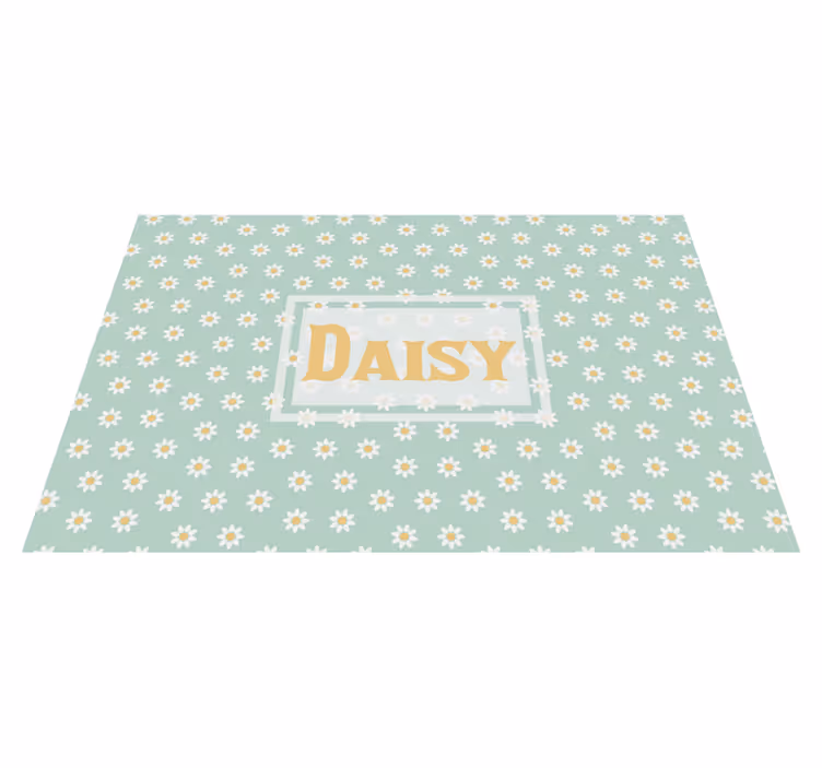 Kinderen daisy patroon bloemen placemats - TenStickers