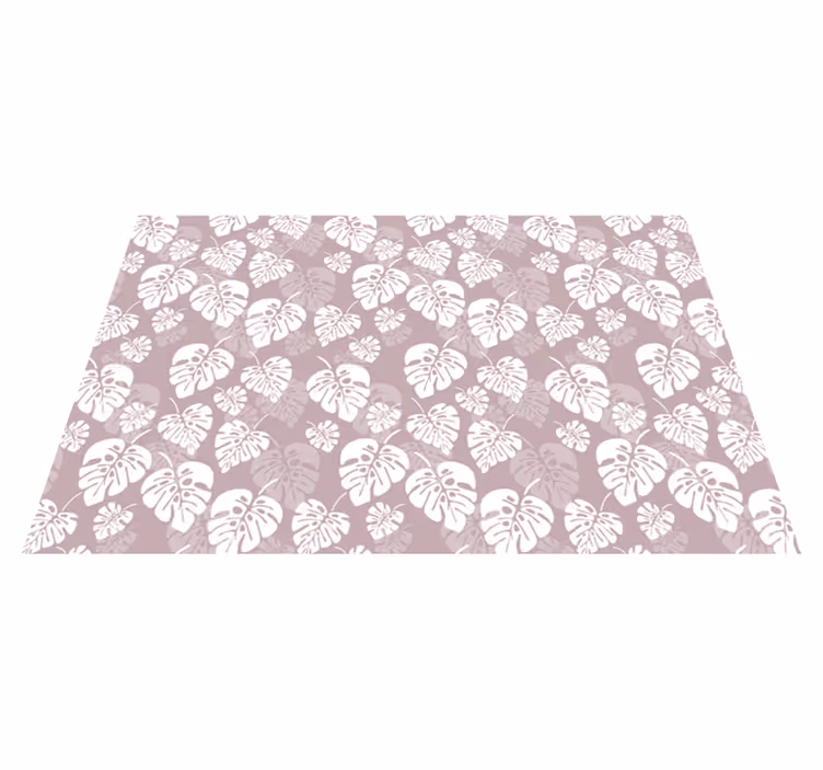 Houten placemat tropisch bladeren design - TenStickers
