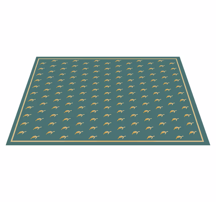 Placemat met naam stijlvolle gemusterde oppervlakte - TenStickers