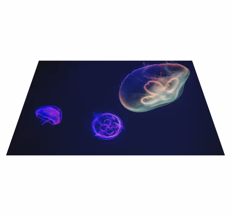 Placemat met naam kleurrijk medusa thema - TenStickers