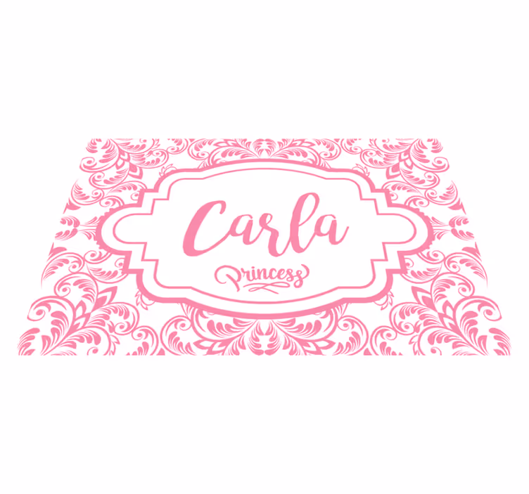 Placemat met naam elegant naamontwerp - TenStickers