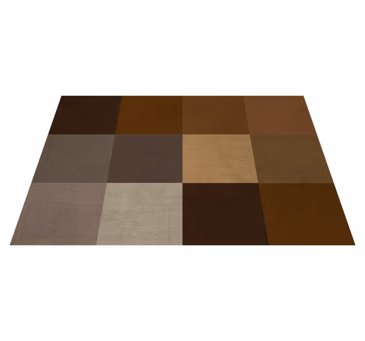 Houten placemat met patchwork patroon oppervlak - TenStickers