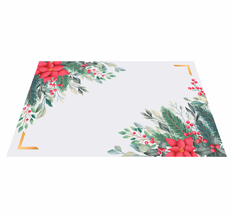 Kerstmis placemat Kerstversieringen - TenStickers